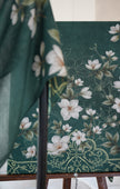 100% Modal Hijab – Pakistan Royal Jasmine Print | Basma Scarves