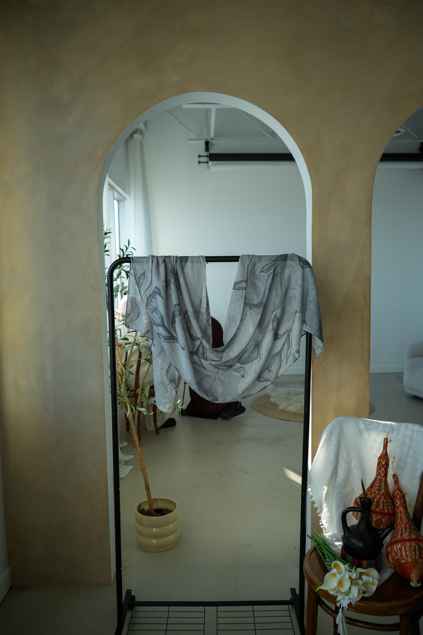 Ethiopia Calla Lily 100% Modal Hijab