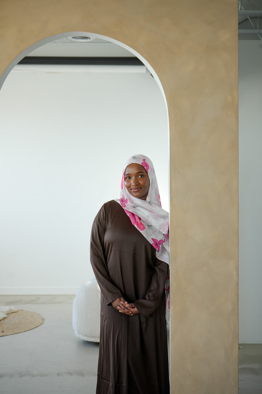 Sudanese Hibiscus 100% Modal Hijab