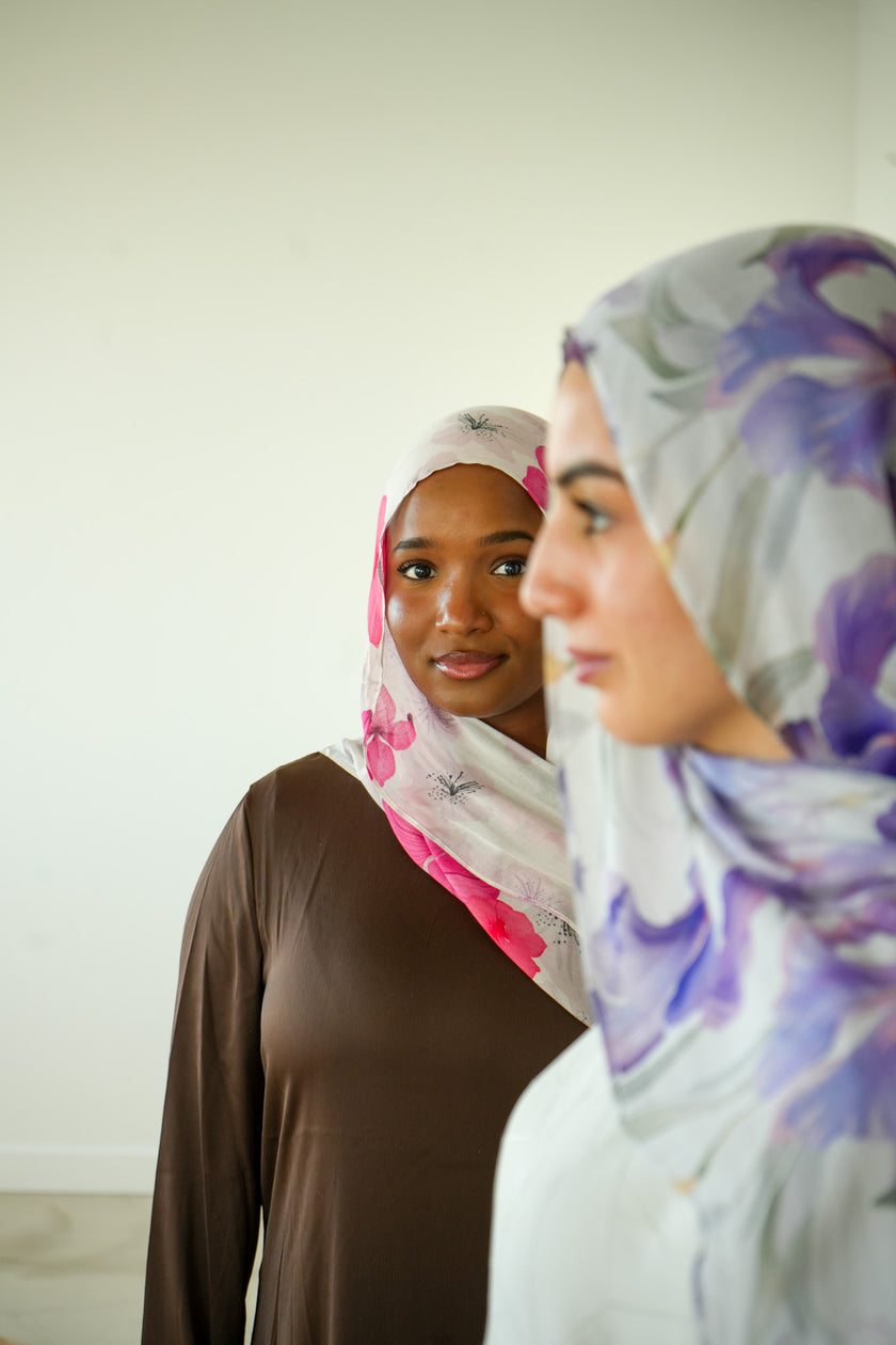 Sudanese Hibiscus 100% Modal Hijab