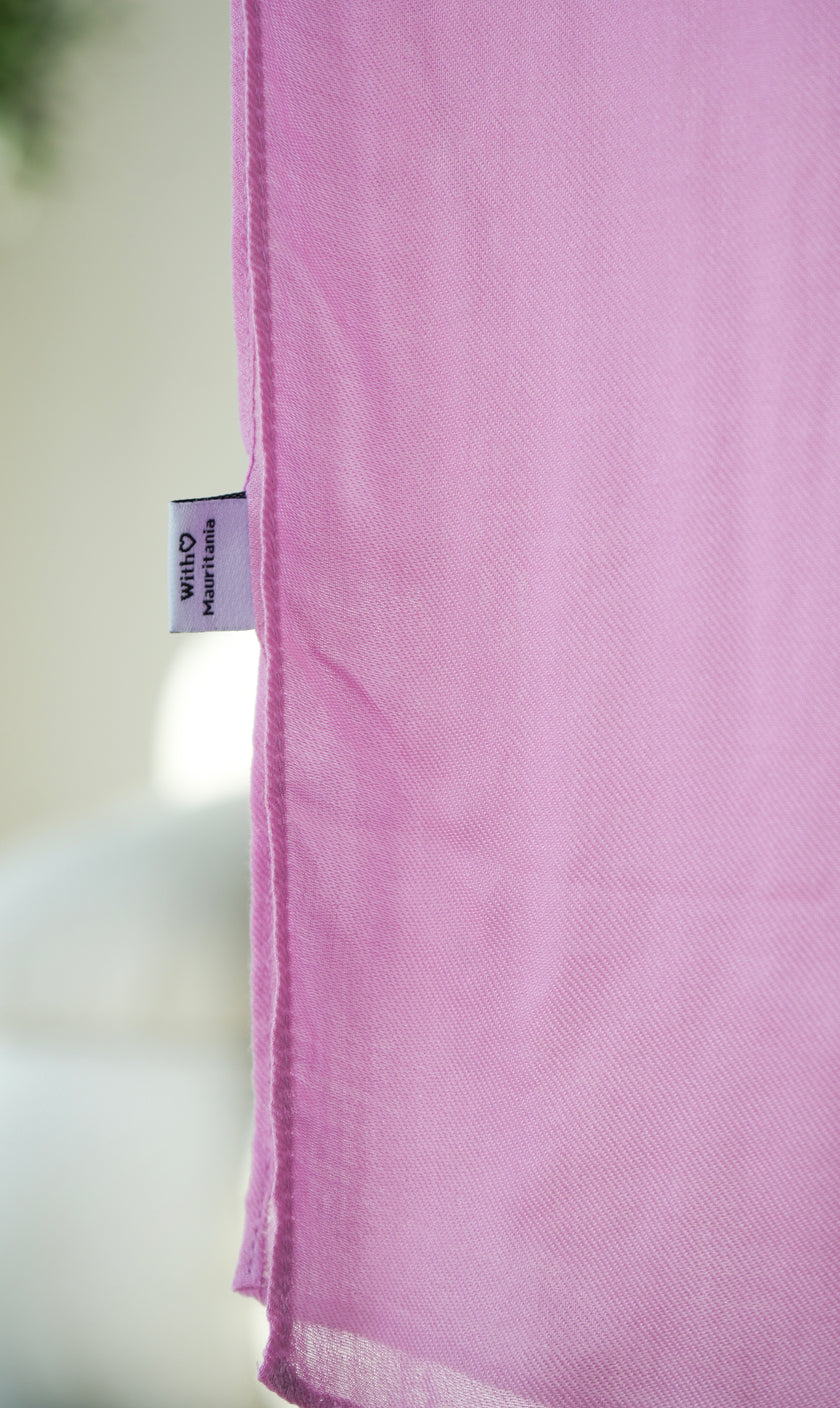 100% Modal Hijab – Mauritania Mallow| Basma Scarves