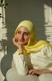 100% Modal Hijab – Tunisia Sunlit Jasmine | Basma Scarves
