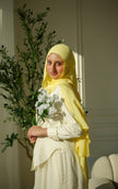100% Modal Hijab – Tunisia Sunlit Jasmine | Basma Scarves