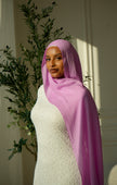 100% Modal Hijab – Mauritania Mallow| Basma Scarves
