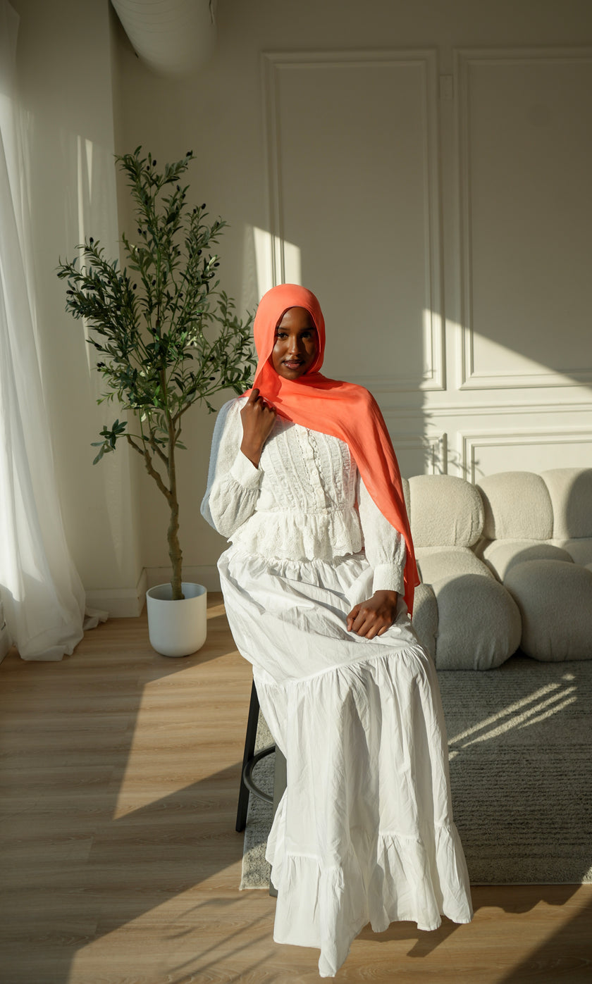 100% Modal Hijab – Somalia King Protea | Basma Scarves