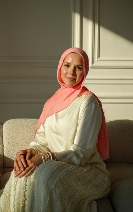 100% Modal Hijab – Oman Desert Rose | Basma Scarves