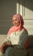 100% Modal Hijab – Oman Desert Rose | Basma Scarves