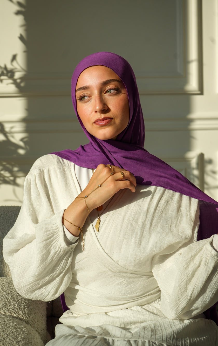 100% Modal Hijab – Qatar Qataf | Basma Scarves