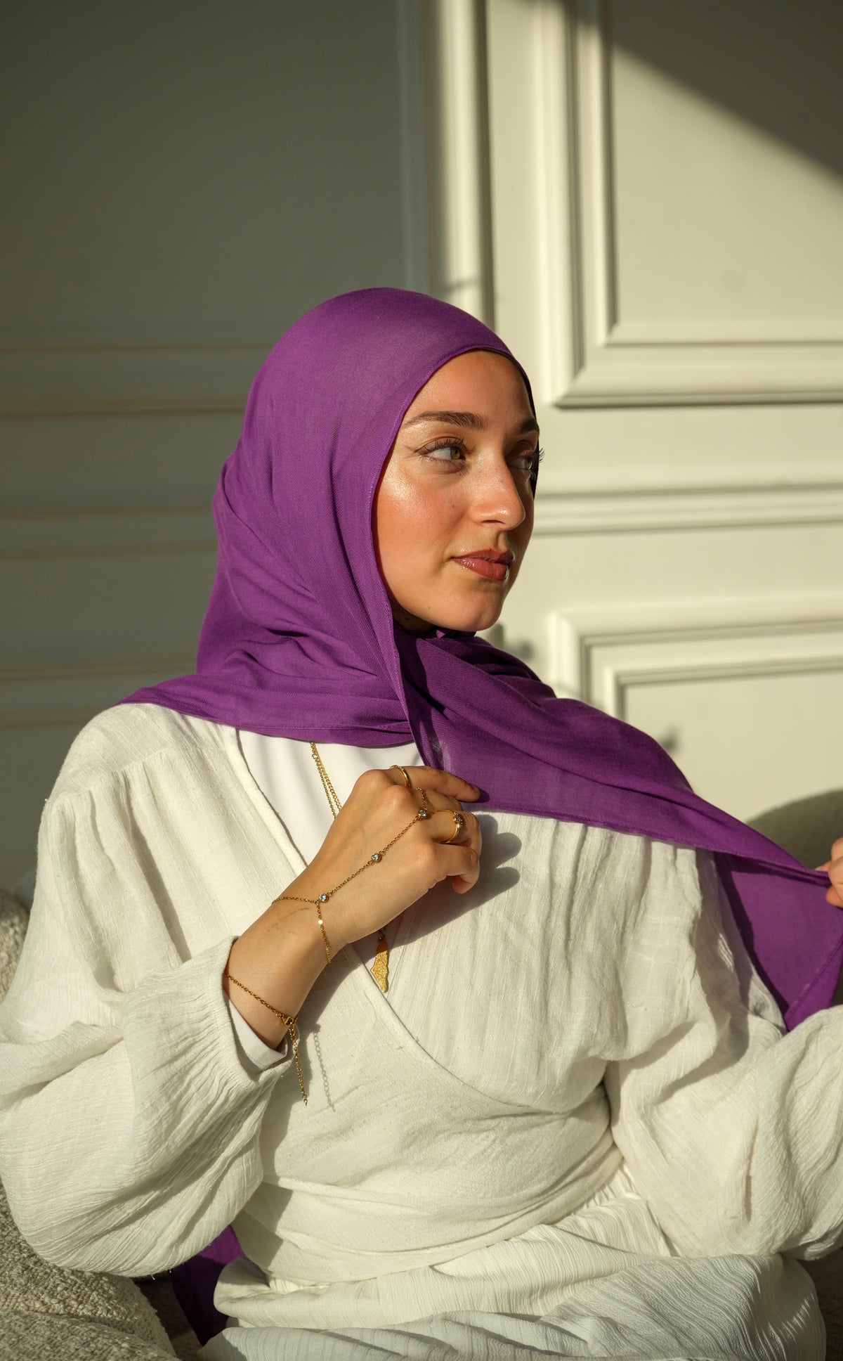 100% Modal Hijab – Qatar Qataf | Basma Scarves