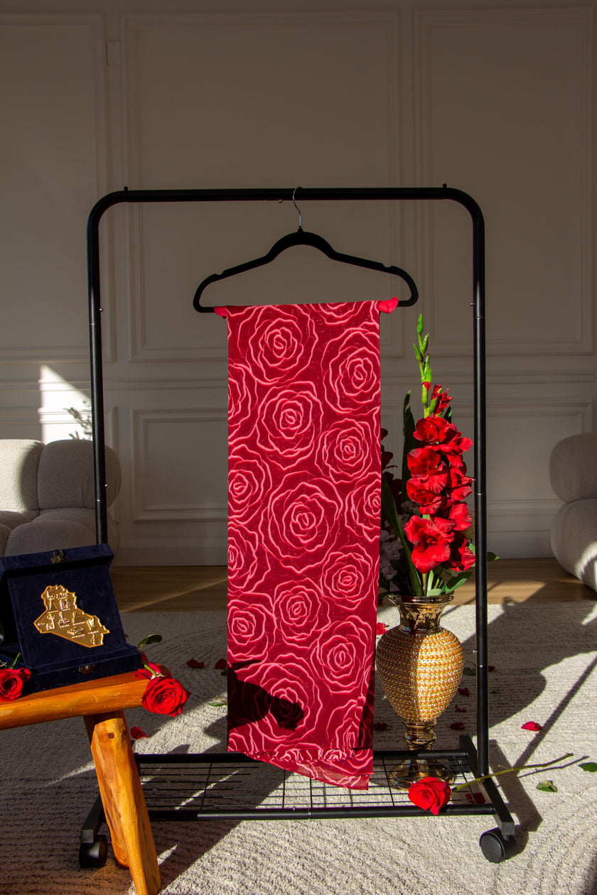 Iraqi Red Rose 100% Modal Hijab - PRE-ORDER