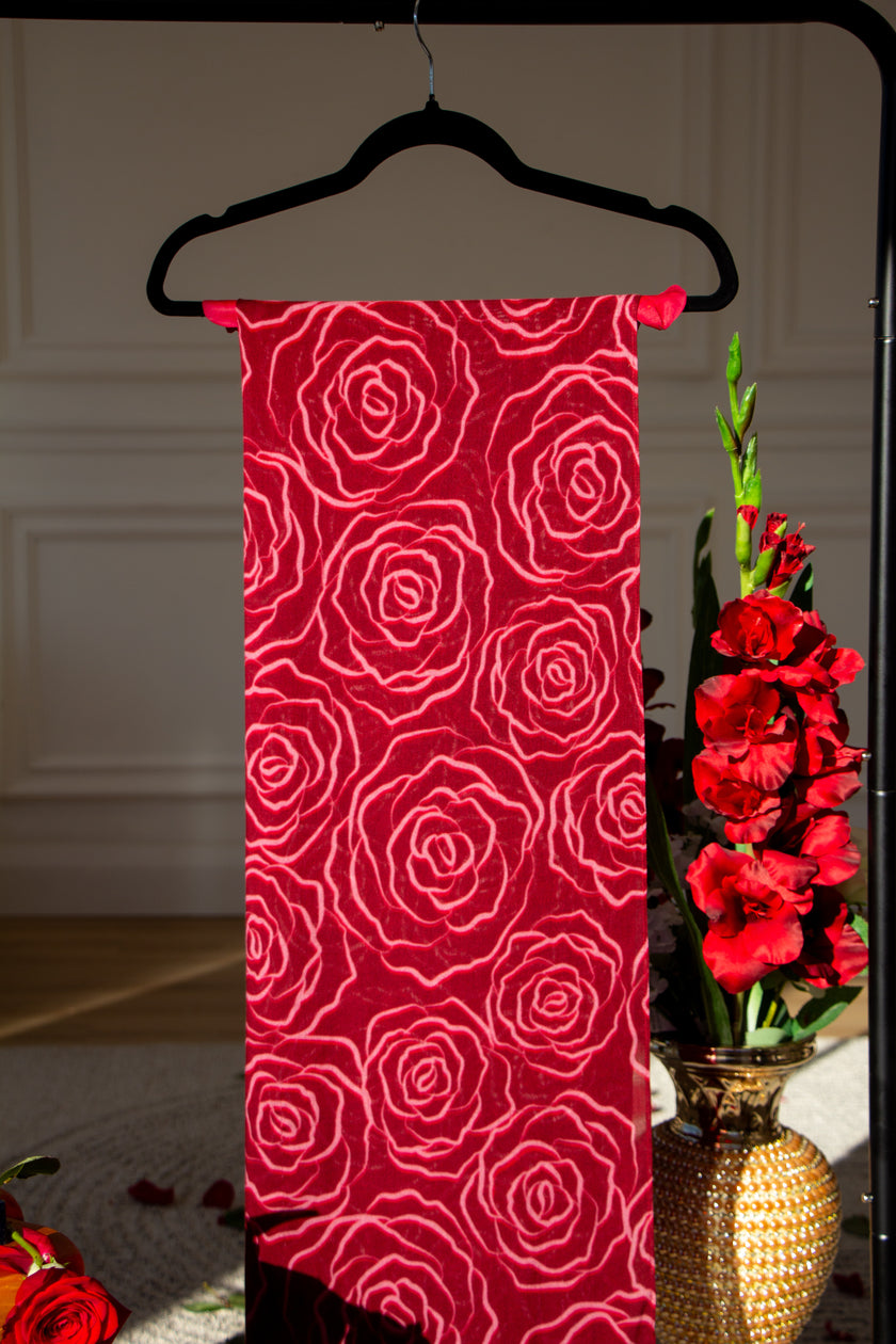 Iraqi Red Rose 100% Modal Hijab - PRE-ORDER
