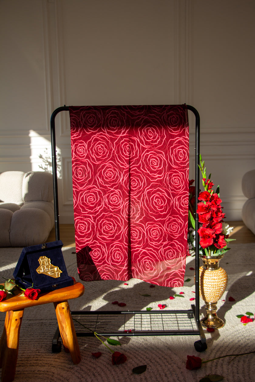 Iraqi Red Rose 100% Modal Hijab - PRE-ORDER