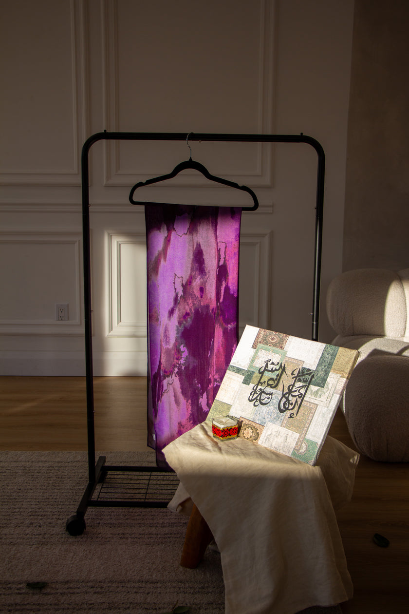 Jordanian Black Iris 100% Modal Hijab - PRE-ORDER