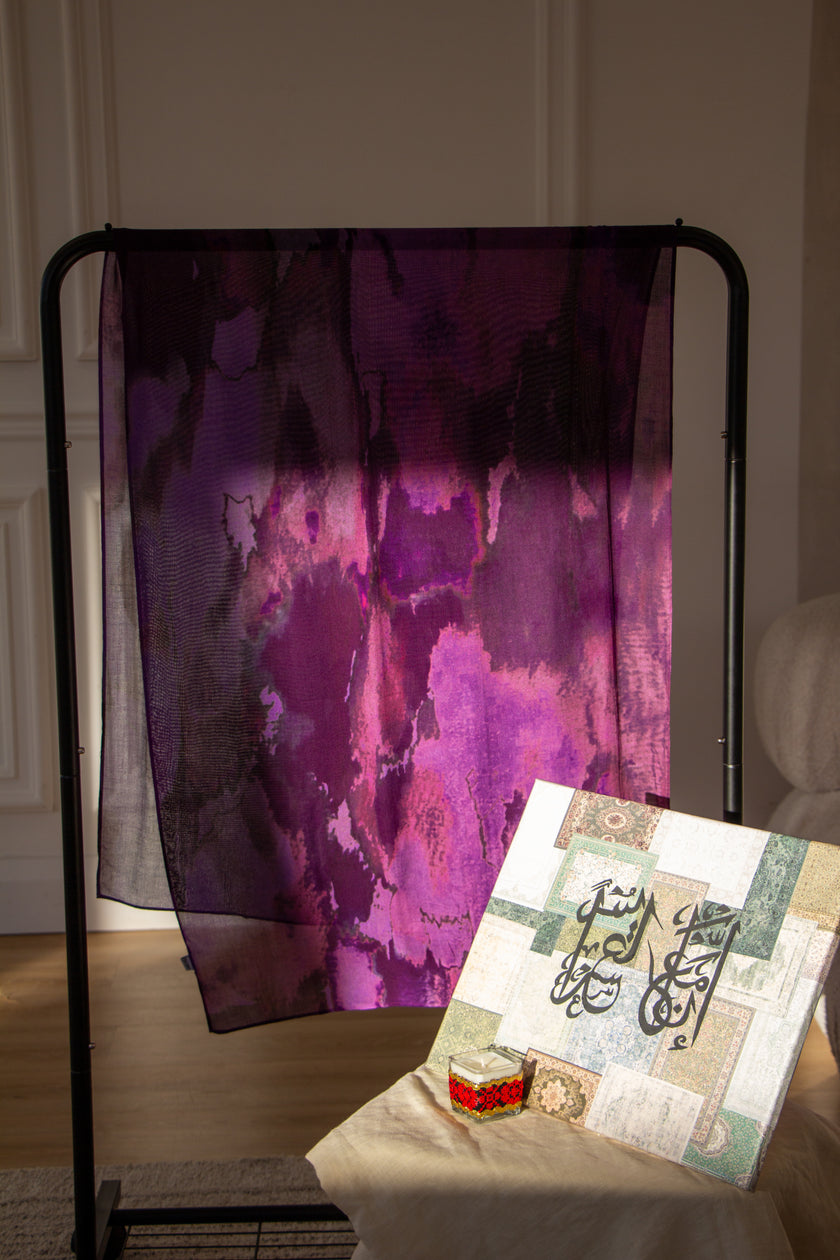 Jordanian Black Iris 100% Modal Hijab - PRE-ORDER