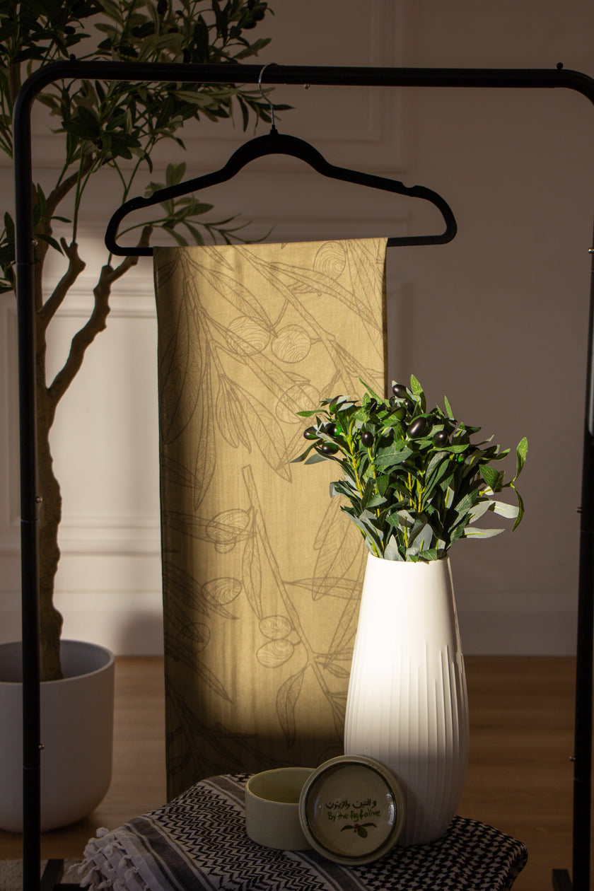 Palestine Olive Tree 100% Modal Hijab - PRE-ORDER