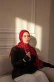 Iraqi Red Rose 100% Modal Hijab - PRE-ORDER